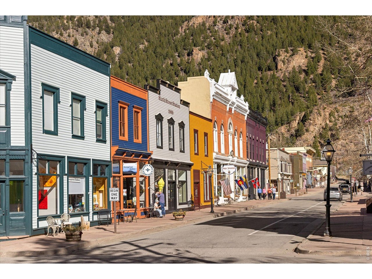 2121 Hummingbird Way, Unit 201 Georgetown, CO 80444 - Photo 29 of 37 a view of a street with buildings