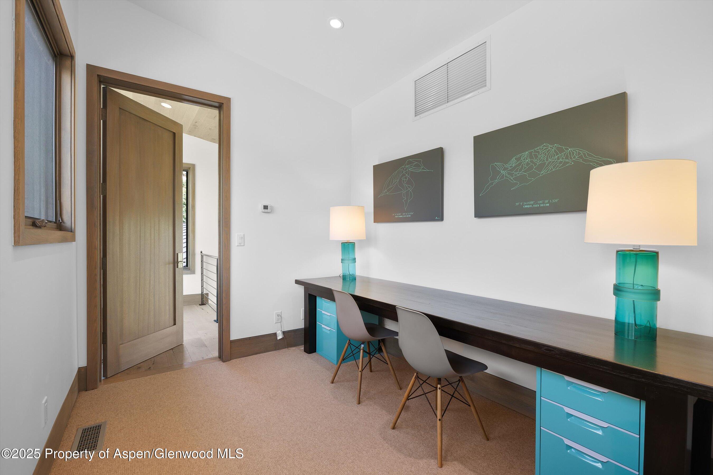 272 Oak Ridge Road Snowmass Village, CO 81615 - Photo 36 of 54 a view of a workspace with furniture