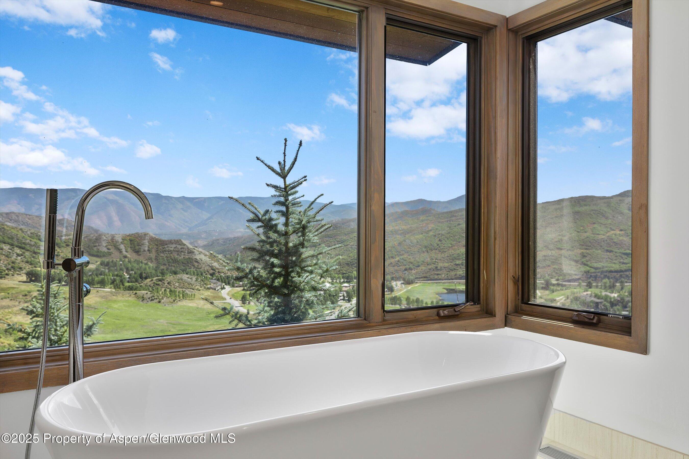 272 Oak Ridge Road Snowmass Village, CO 81615 - Photo 40 of 54 a bath tub sitting in front of a window
