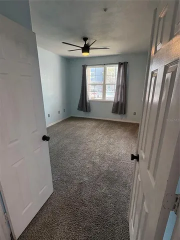 a view of a lake with a sitting space