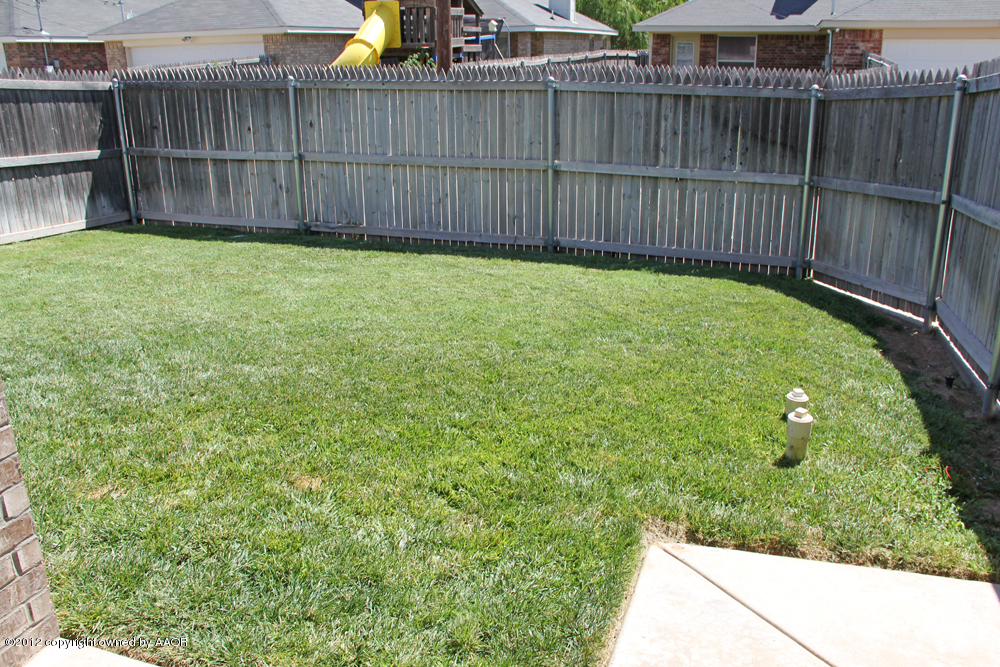 4809 Nimbus Lane Amarillo, TX 79110 - Photo 30 of 32 Backyard