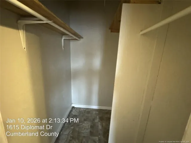 a view of walk in closet