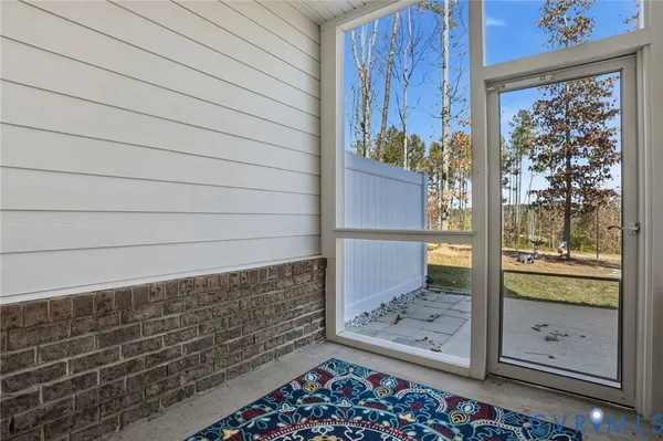 a view of front door