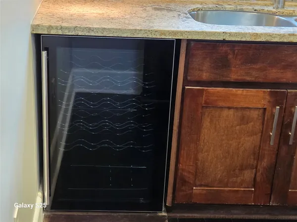 a close view of fireplace