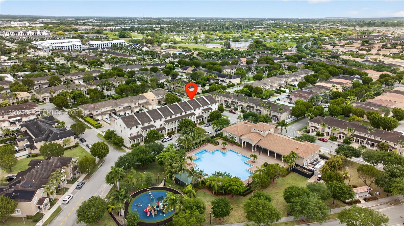 14213 Southwest 274th Street Homestead, FL 33032 - Photo 57 of 62 an aerial view of residential houses with outdoor space