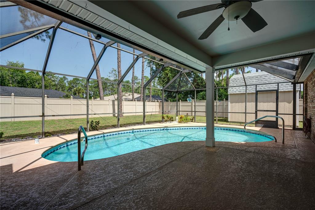29 Rybark Lane Palm Coast, FL 32164 - Photo 18 of 41 a view of swimming pool with a yard