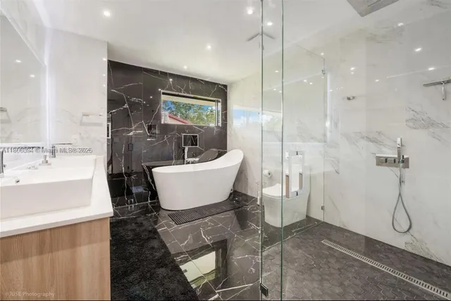 a view of a white building