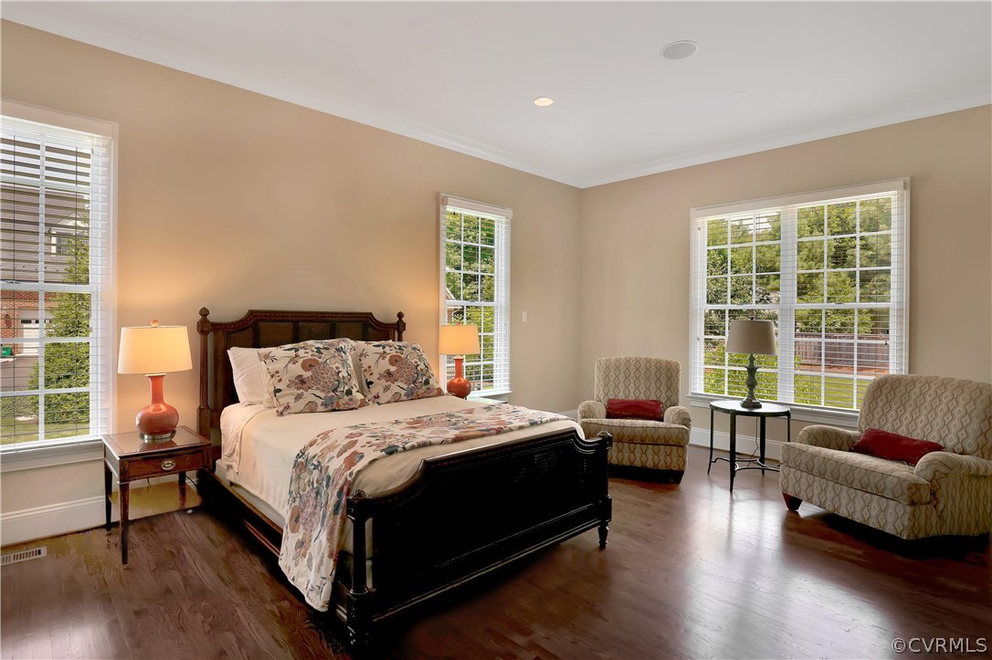 13430 Stonegate Road Midlothian, VA 23113 - Photo 17 of 35 a bedroom with a bed and a couch next to a window
