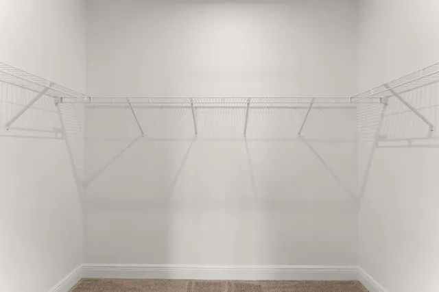 a view of a closet