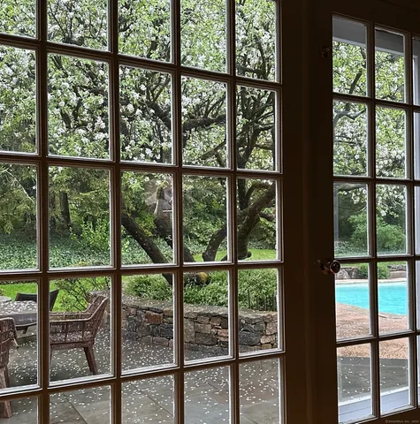 a view of outdoor with green space