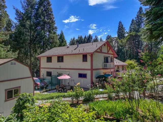 a view of balcony with furniture