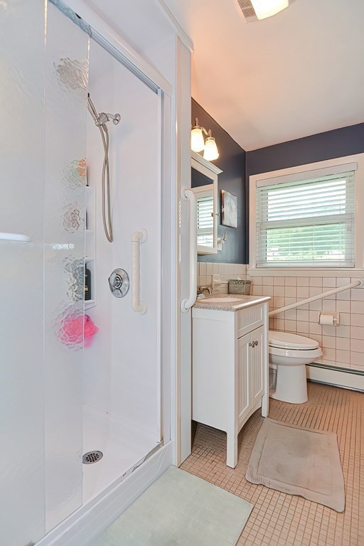 2 Temi Road Framingham, MA 01701 - Photo 24 of 34 a bathroom with a granite countertop sink a toilet and shower