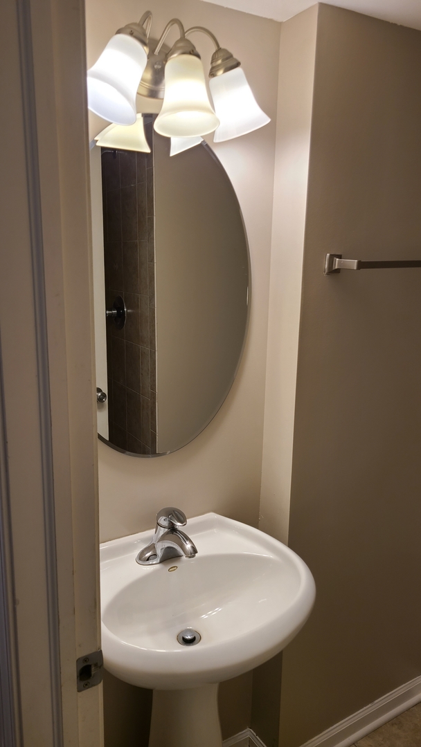 125 Deerpath Road Matteson, IL 60443 - Photo 10 of 19 a bathroom with a sink and a mirror