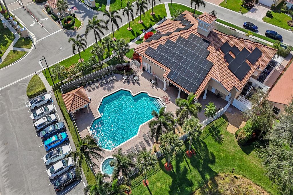 7219 Modena Drive Boynton Beach, FL 33437 - Photo 38 of 47 an aerial view of a house with a yard and outdoor space