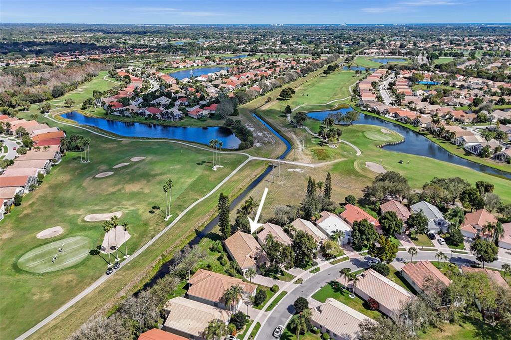 7219 Modena Drive Boynton Beach, FL 33437 - Photo 45 of 47 an aerial view of a residential houses with outdoor space
