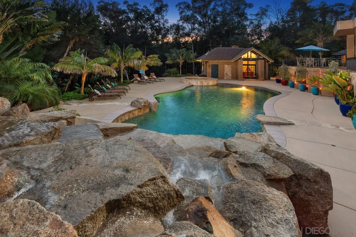 6281 Avenida Loma De Oro Rancho Santa Fe, CA 92067 - Photo 4 of 40 a view of a house with pool yard and sitting area