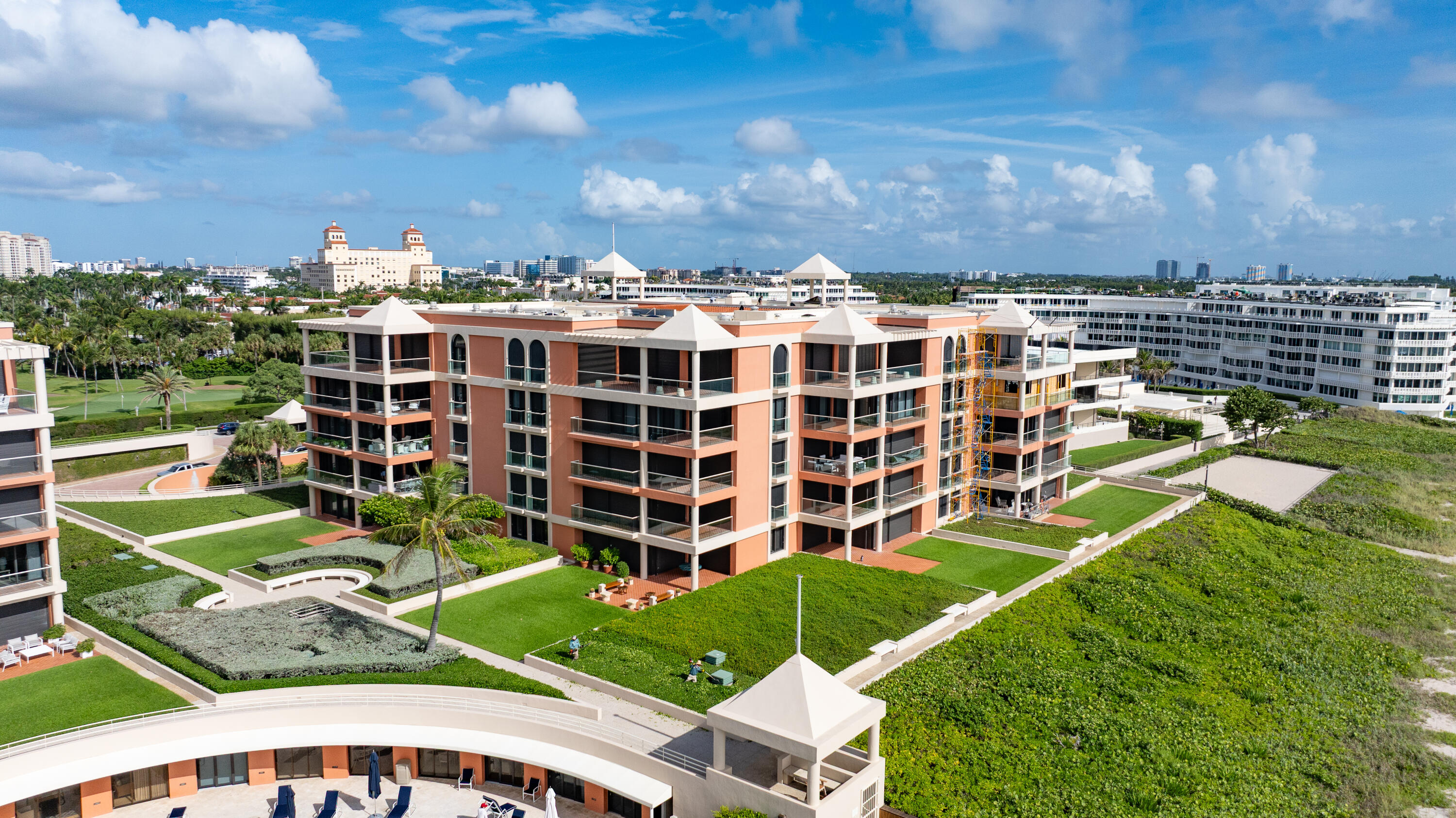 2 North Breakers Row, Unit N25 Palm Beach, FL 33480 - Photo 51 of 79 a view of a city that has tall buildings and a big yard