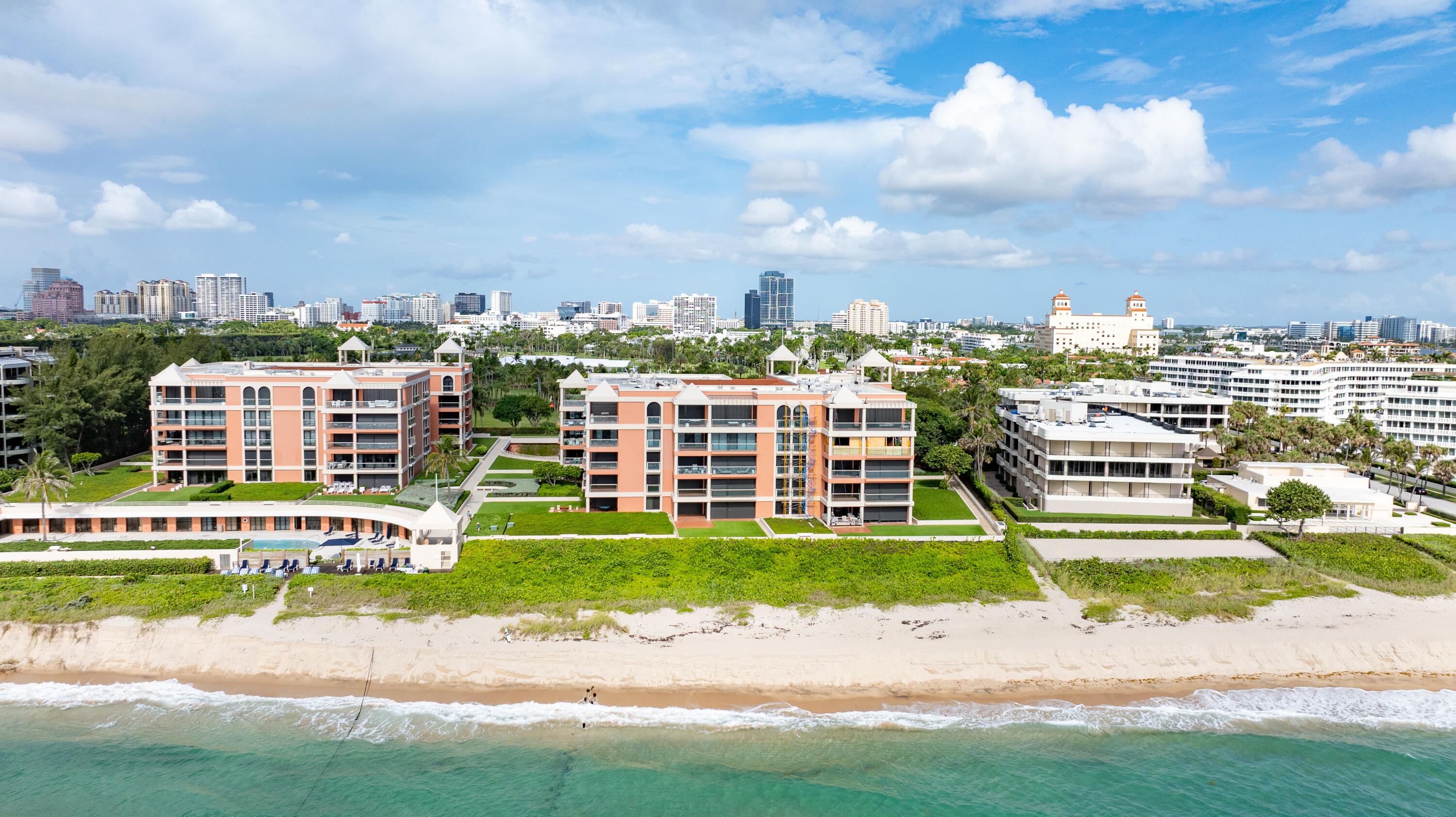 2 North Breakers Row, Unit N25 Palm Beach, FL 33480 - Photo 67 of 79 a view of a swimming pool with a yard and plants
