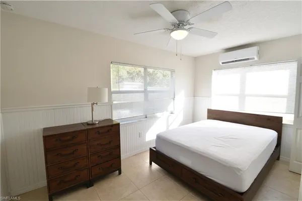 a view of backyard and entertaining space