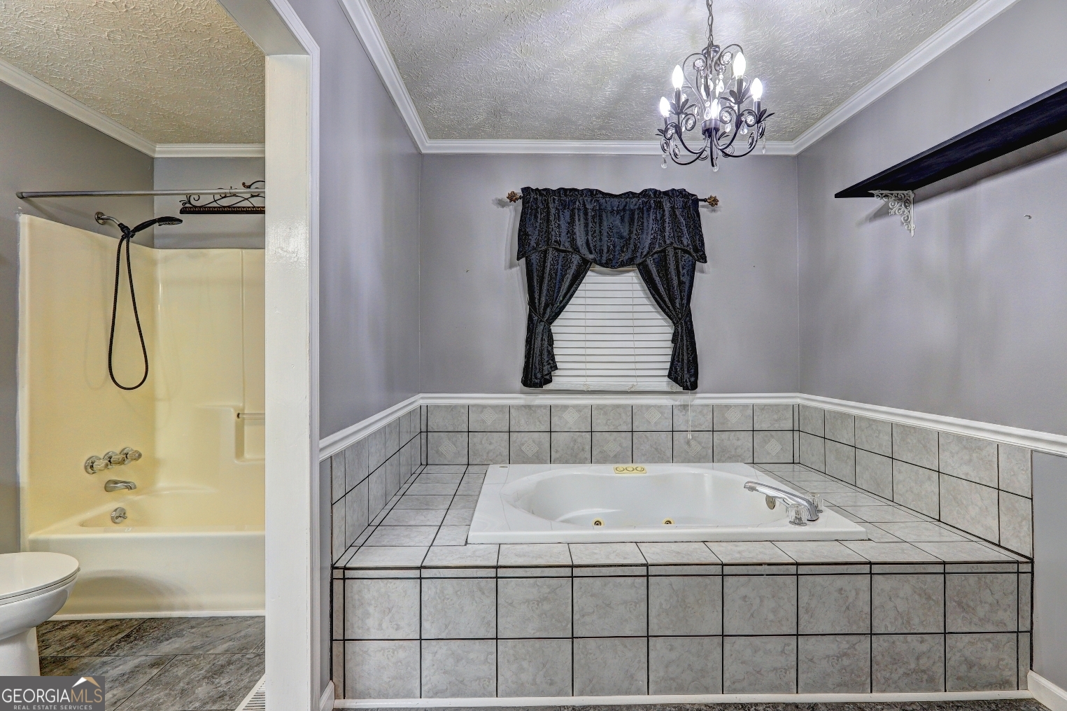 218 City Pond Road Barnesville, GA 30204 - Photo 32 of 51 a bathroom with a bathtub a toilet and a shower