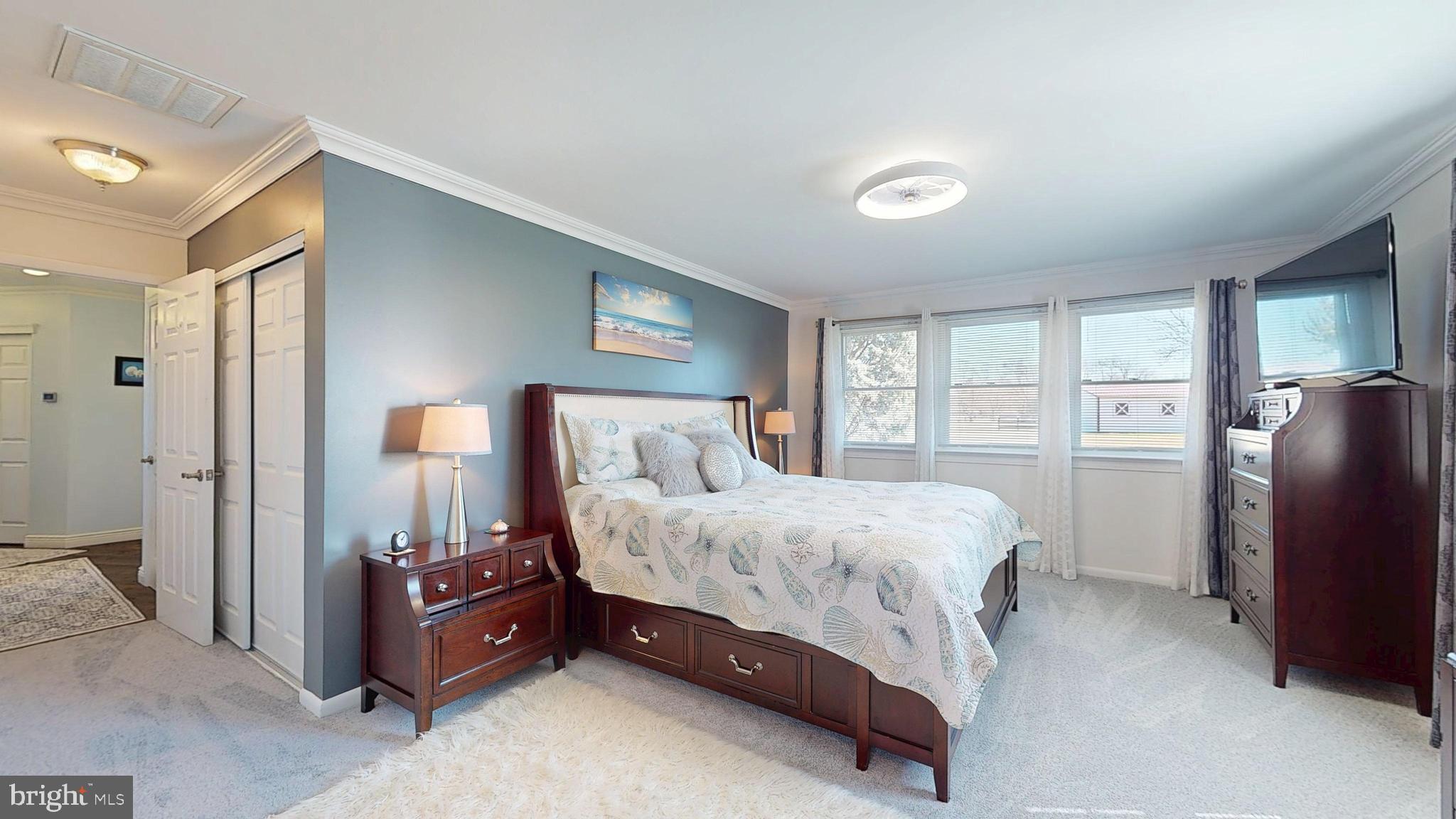 1400 Old Indian Mills Road Shamong, NJ 08088 - Photo 74 of 110 a bedroom with a bed and wooden floor
