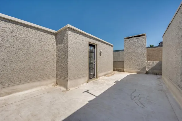 a view of empty room