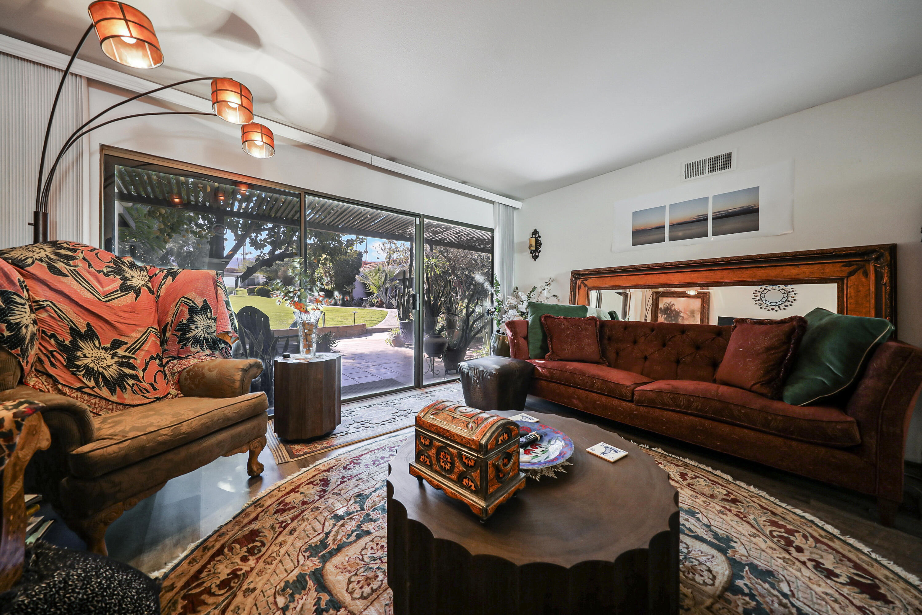 45760 Ocotillo Drive Palm Desert, CA 92260 - Photo 8 of 29 a living room with furniture and a large window