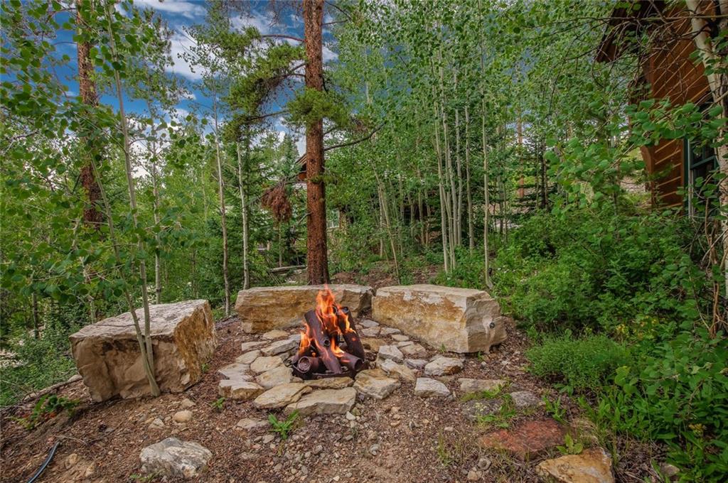 1050 4 O Clock Road Breckenridge, CO 80424 - Photo 31 of 35 a view of a backyard with sitting area