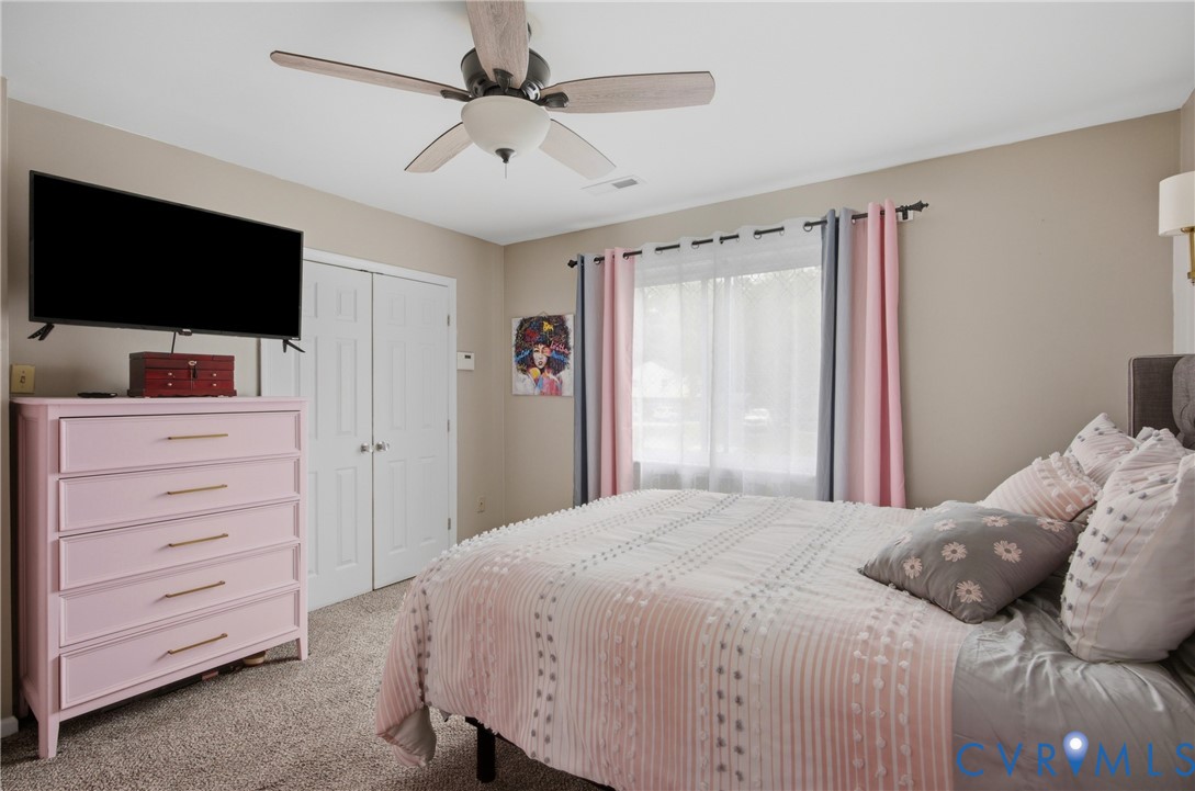 612 Whiffletree Road Chesterfield, VA 23236 - Photo 19 of 31 Primary Bedroom, Large Closet