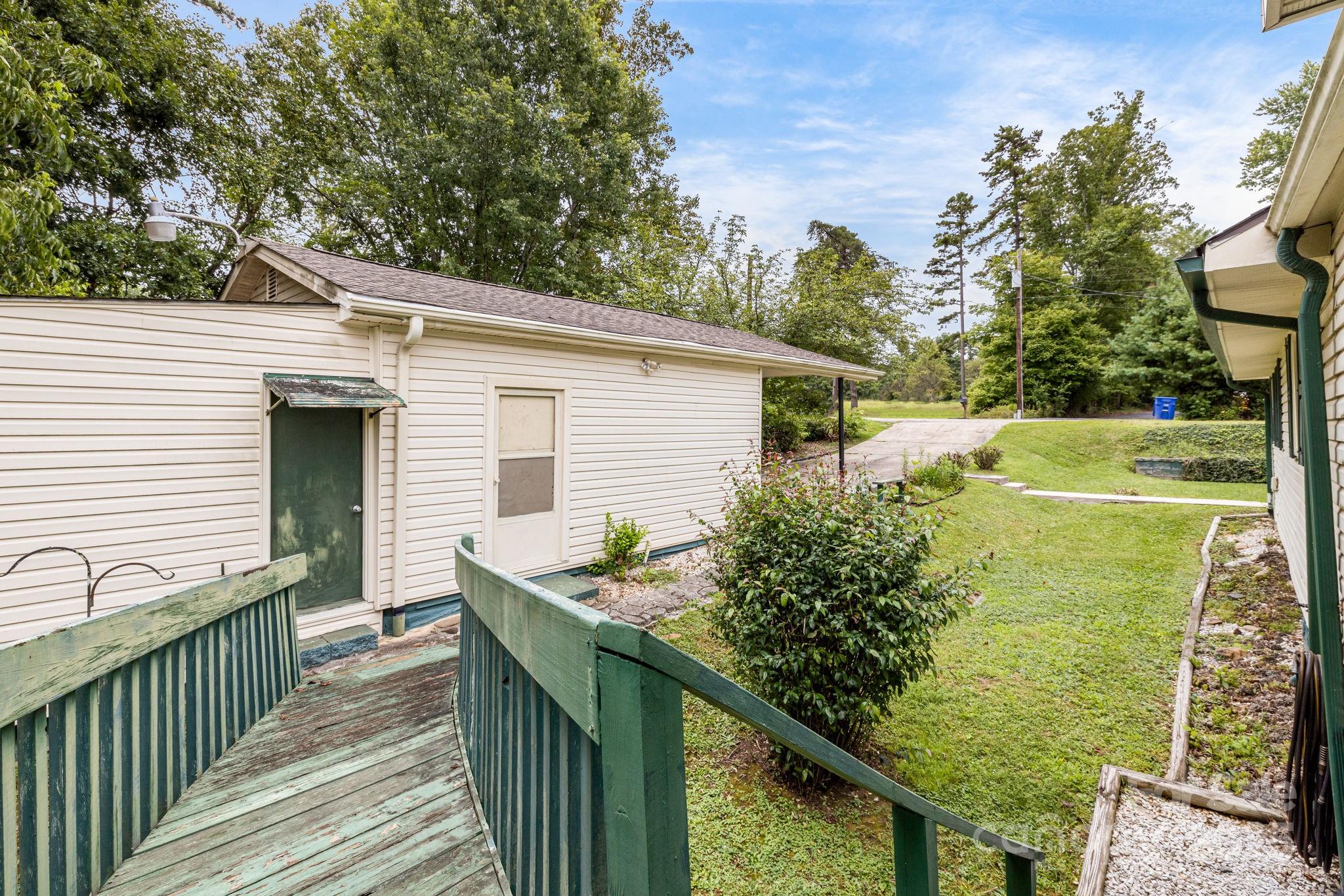 141 Macedonia Road Asheville, NC 28804 - Photo 25 of 33 a view of a backyard with pathway