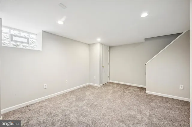 a view of an empty room