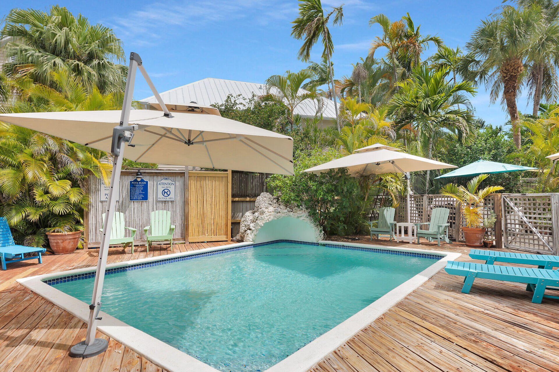 1001 United Street, Unit B Key West, FL 33040 - Photo 15 of 48 a view of a house with a yard