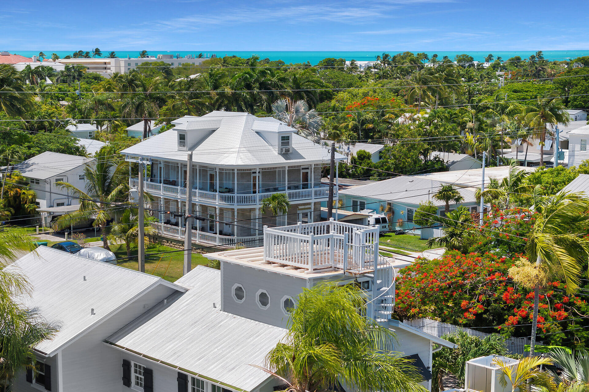 1001 United Street, Unit B Key West, FL 33040 - Photo 8 of 48 an aerial view of multiple house