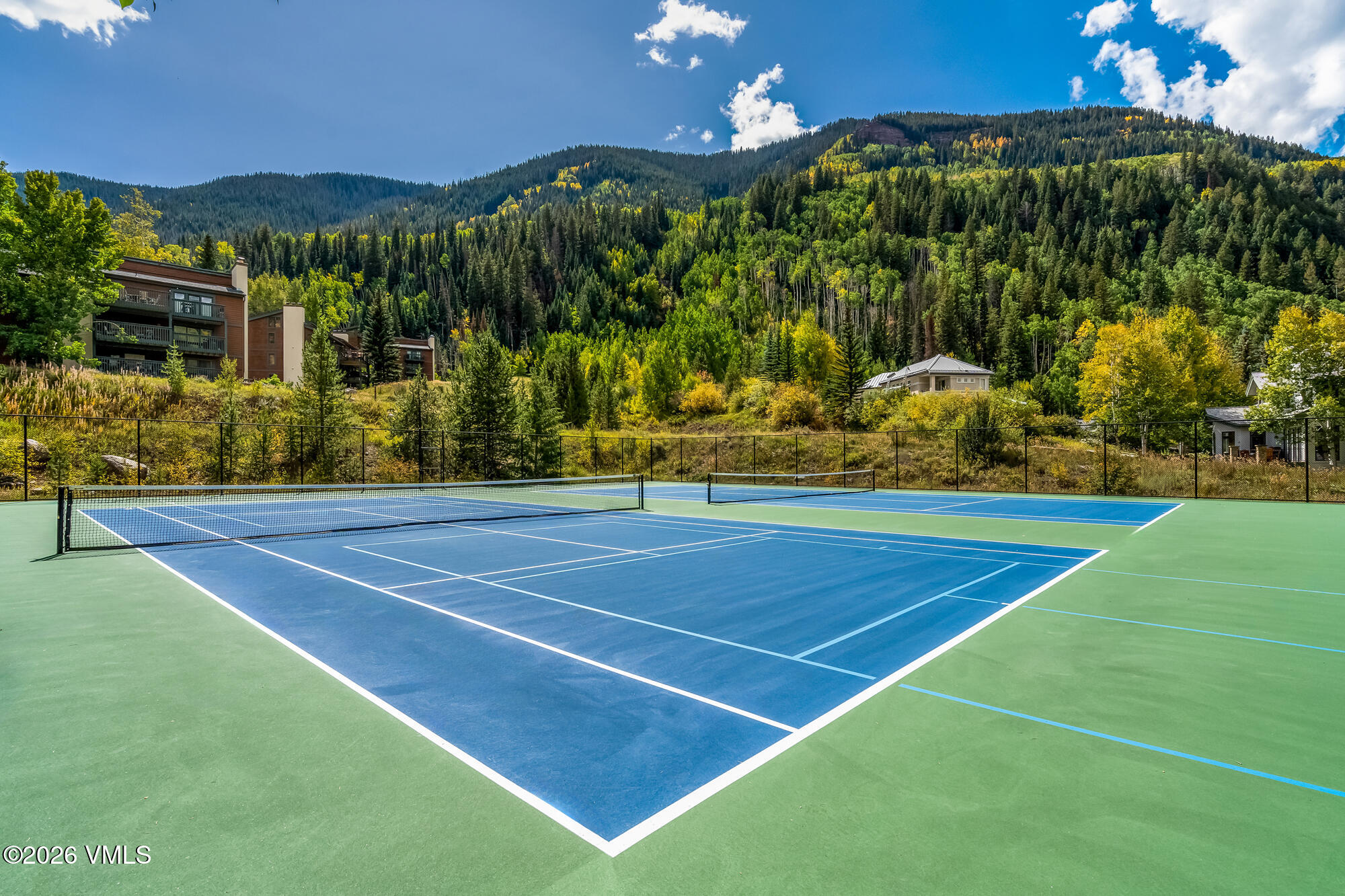 4470 Timber Falls Court, Unit 1405 Vail, CO 81657 - Photo 29 of 35 a view of a tennis court