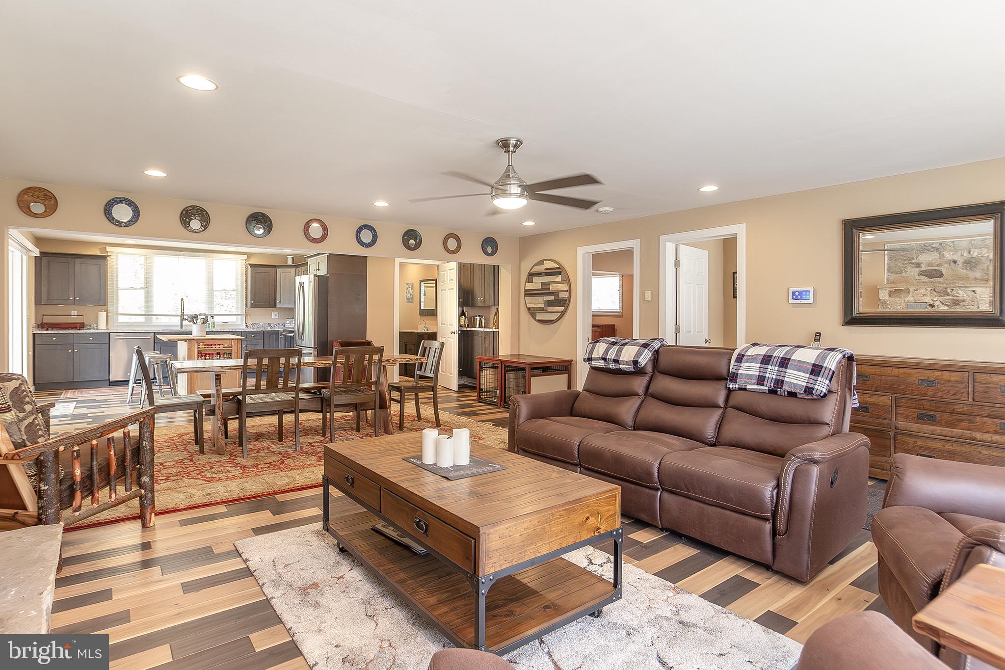 11907 Colyer Lane Shade Gap, PA 17255 - Photo 17 of 87 a living room with furniture kitchen view and large windows