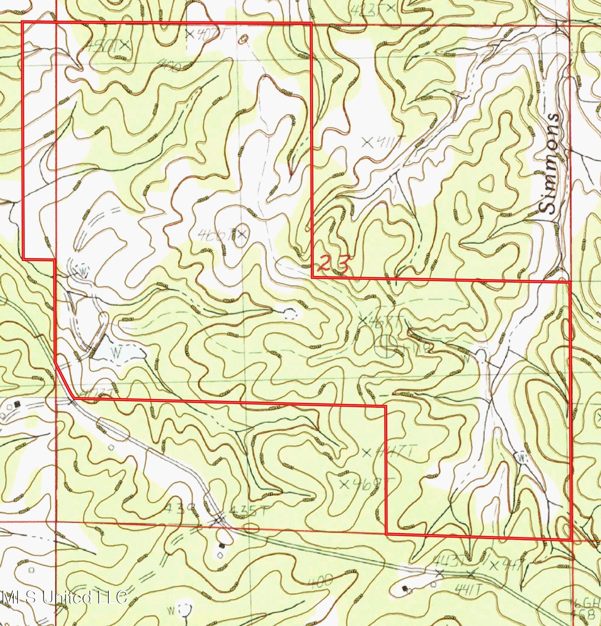 Ms-32 Water Valley, MS 38965 - Photo 21 of 21 Yalobusha 388 Topo (WHY)