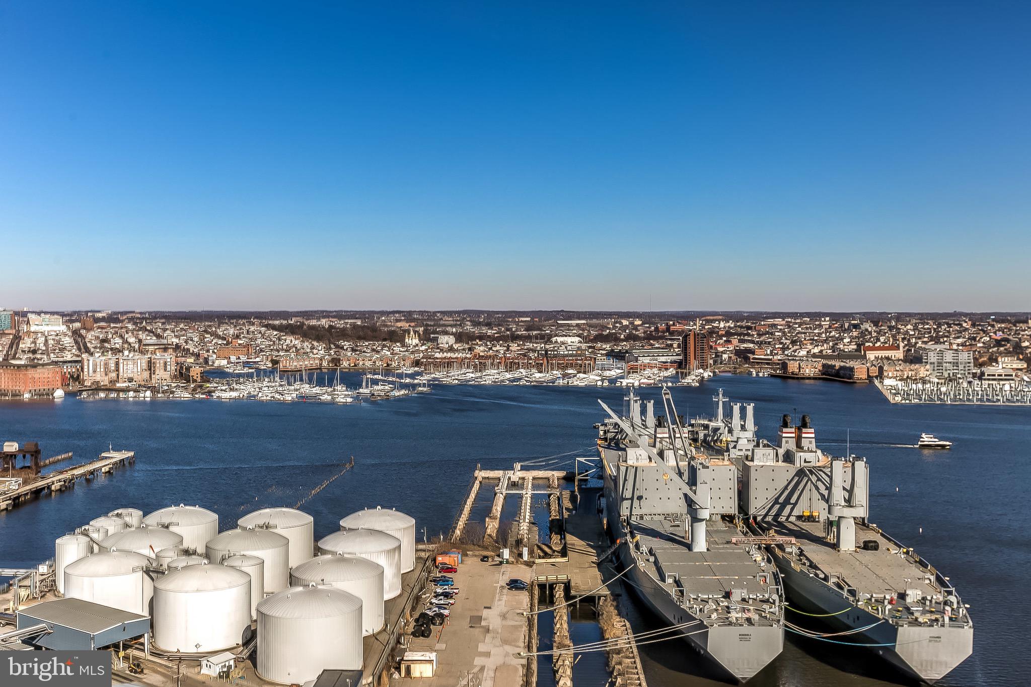 1200 Steuart Street, Unit 912 Baltimore, MD 21230 - Photo 14 of 41 Silo Point 19th Floor Sky Lounge Views
