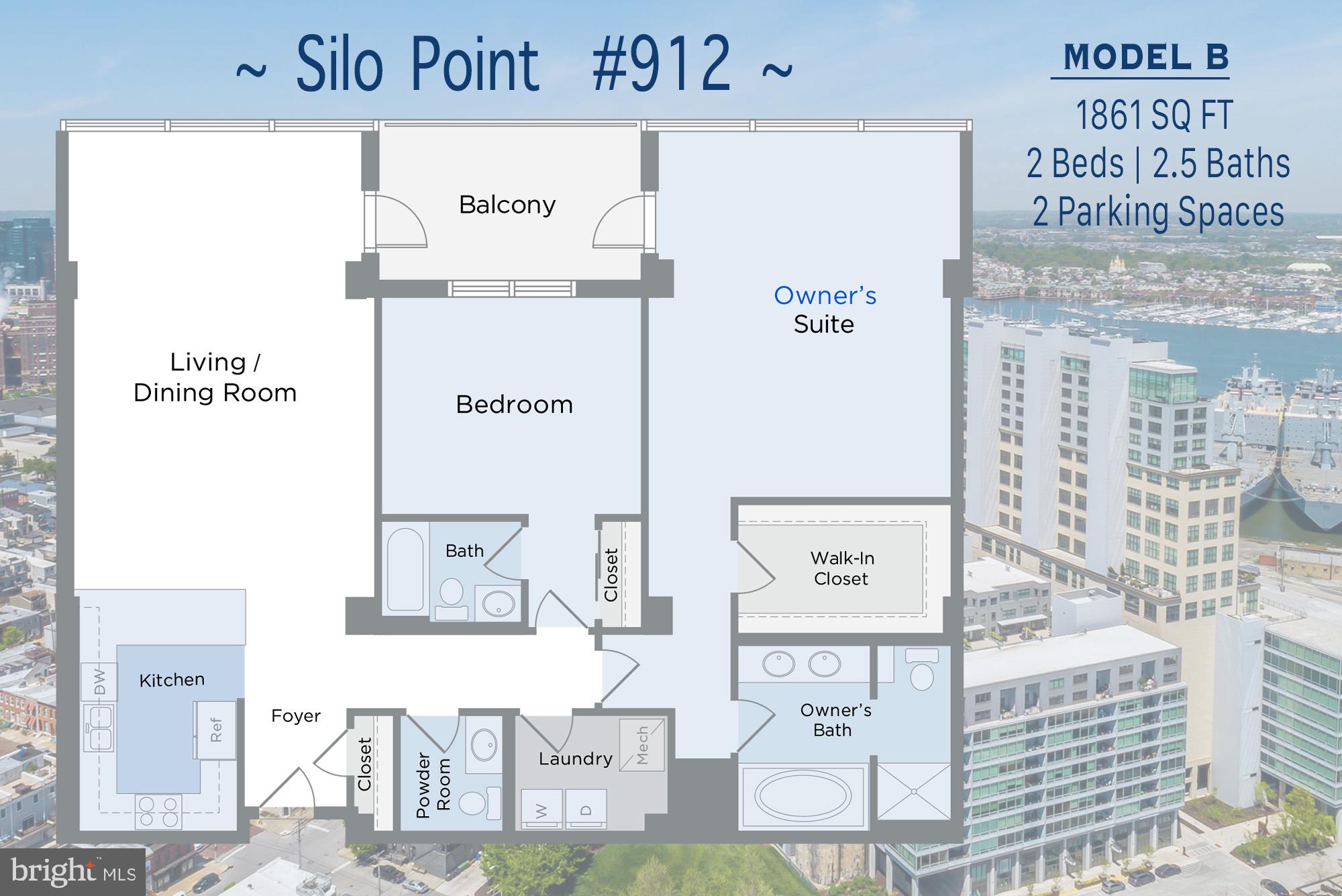 1200 Steuart Street, Unit 912 Baltimore, MD 21230 - Photo 2 of 41 Interior photos not available until late May