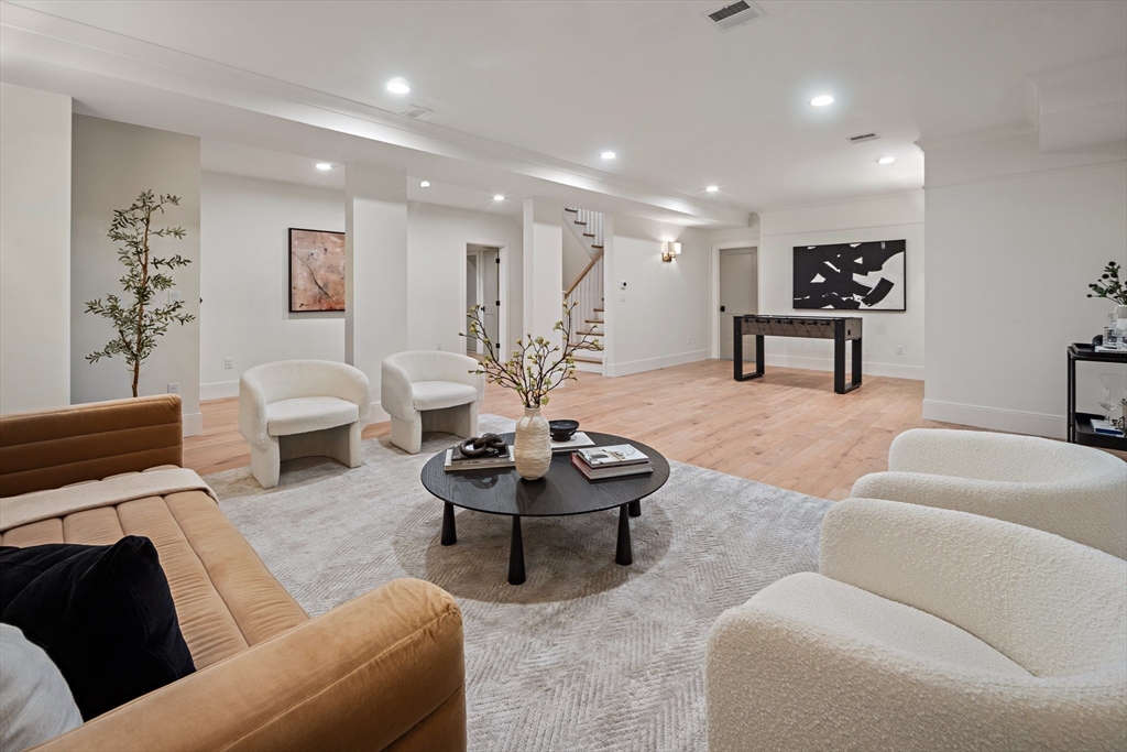5 Hazel Lane Needham, MA 02494 - Photo 27 of 39 a living room with furniture and wooden floor