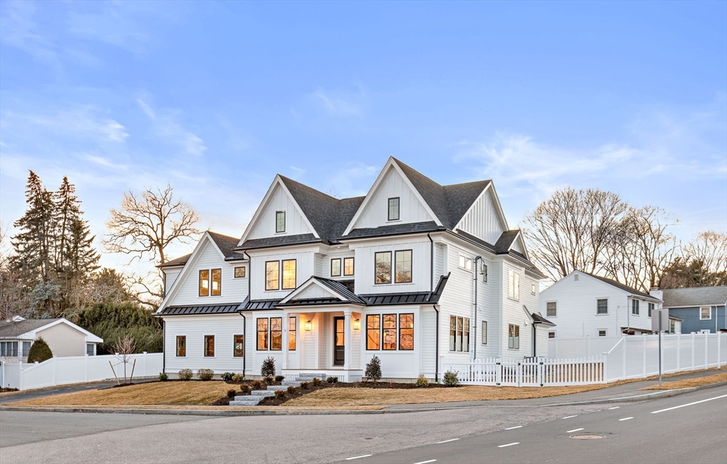 5 Hazel Lane Needham, MA 02494 - Photo 39 of 39 a front view of a house with a yard
