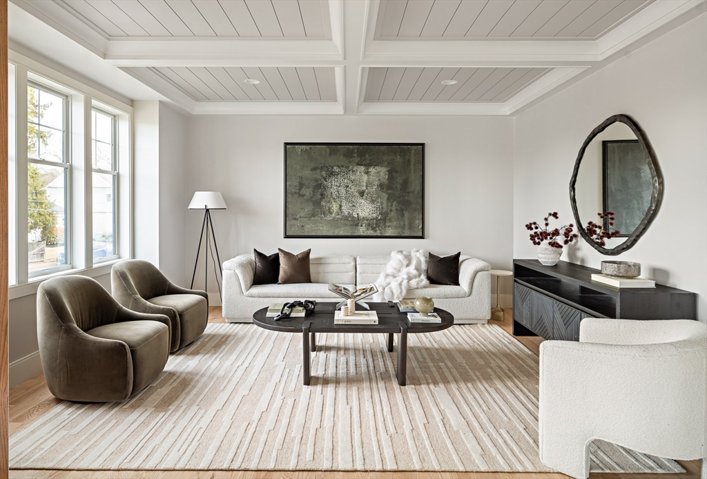 5 Hazel Lane Needham, MA 02494 - Photo 10 of 39 a living room with furniture and a wooden floor