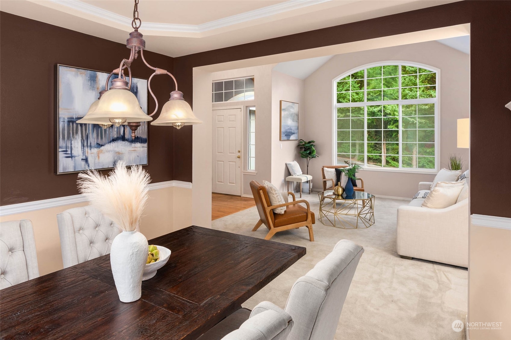2710 236th Street Southeast Bothell, WA 98021 - Photo 13 of 30 a living room with furniture and a window
