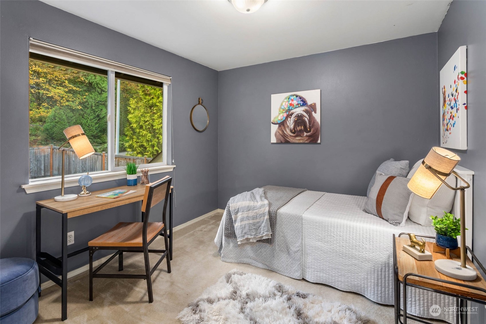 2710 236th Street Southeast Bothell, WA 98021 - Photo 20 of 30 a workspace with furniture and a window