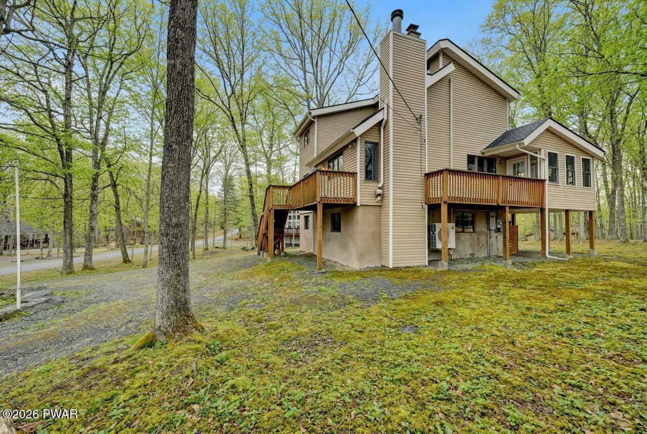 258 Lakeview Road Lackawaxen, PA 18435 - Photo 9 of 119 a front view of a house with a yard