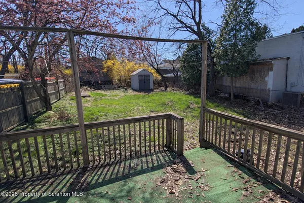 a view of a roof deck