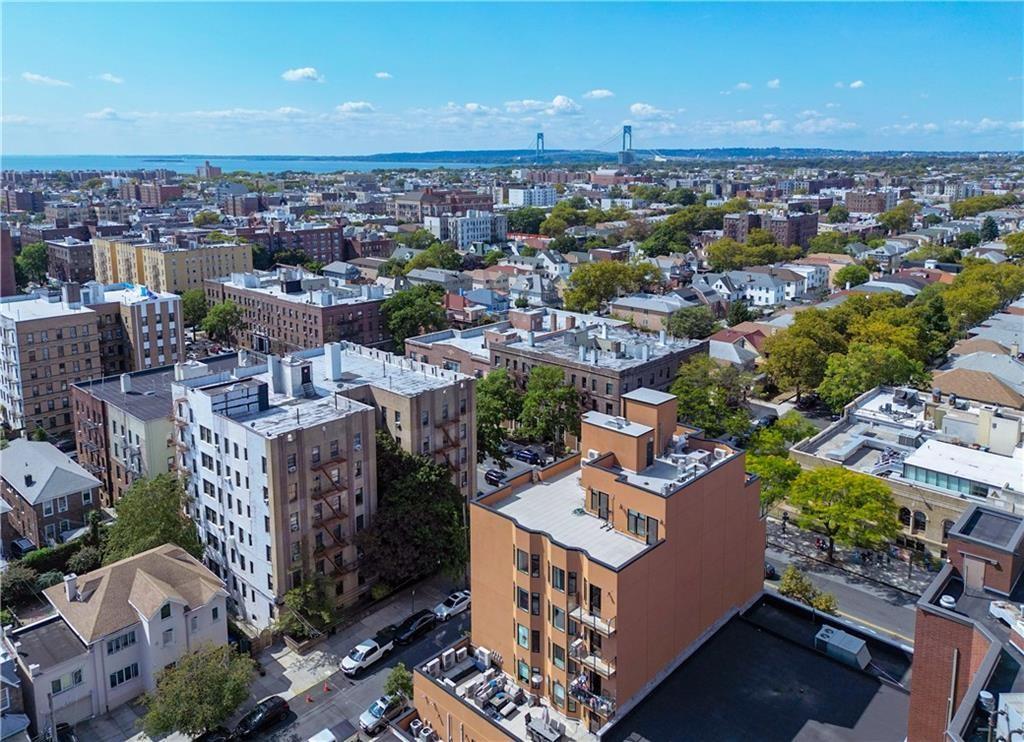 7819 Bay Parkway, Unit PH Brooklyn, NY 11214 - Photo 21 of 28 an aerial view of a house with a ocean view