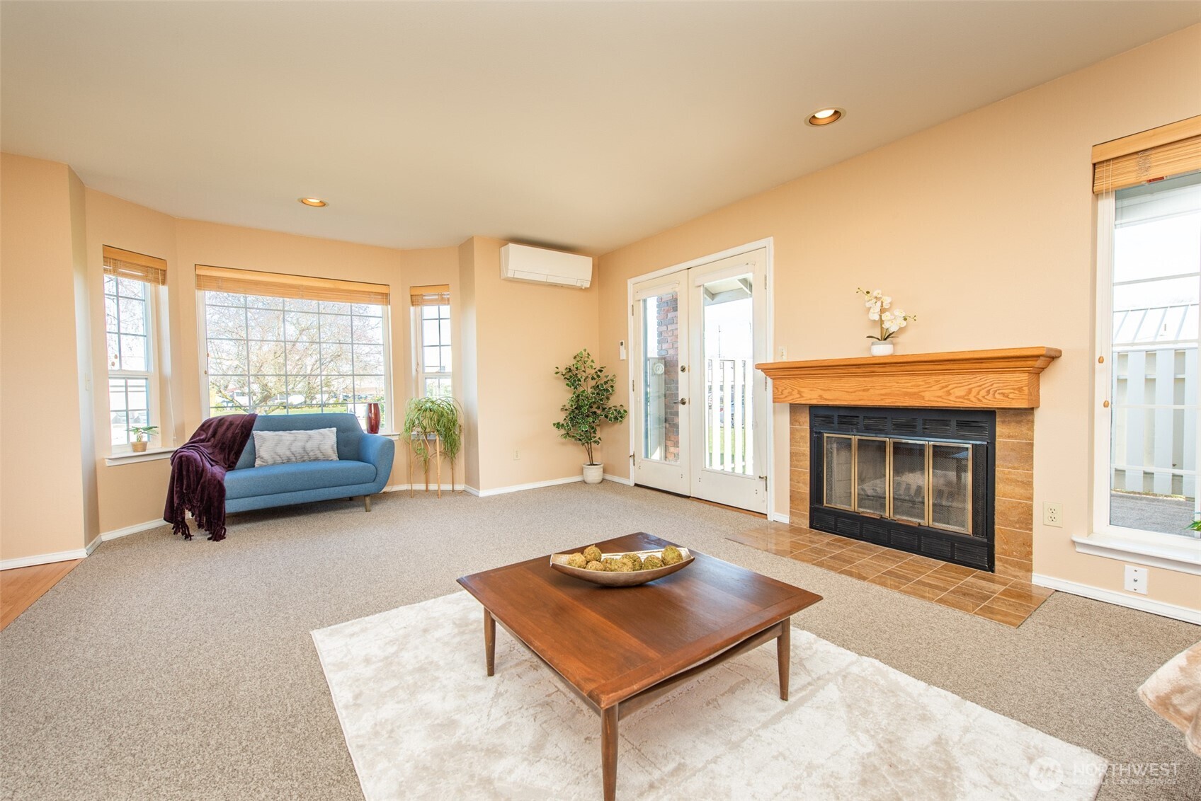 892 North Oxford Way Sequim, WA 98382 - Photo 15 of 38 a living room with furniture and a fireplace