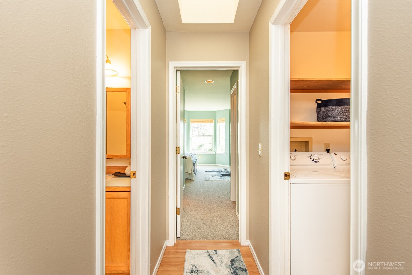 892 North Oxford Way Sequim, WA 98382 - Photo 22 of 38 a view of a bathroom from a hallway