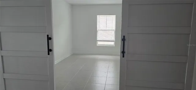 a view of an empty room