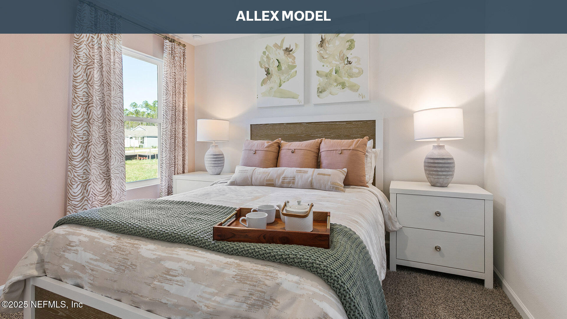 12451 Great Eagle Road Jacksonville, FL 32220 - Photo 20 of 64 a bedroom with a bed and a painting on the wall